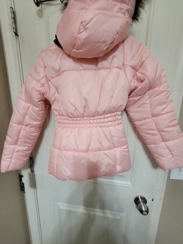 Rothschild Pink Puffer Jacket for girl size 14 - Picture 3 of 4