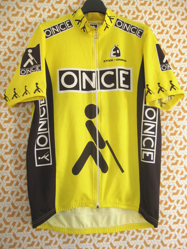 Maillot cycliste ONCE Etxeondo Team 1997 Jersey cycling vélo Vintage