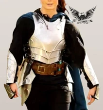 Woman Medieval Cuirass Armor Fantasy Female Cuirass Armor Viking Handmade Armor