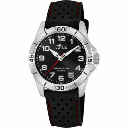 Orologi da polso analogico Lotus in pelle