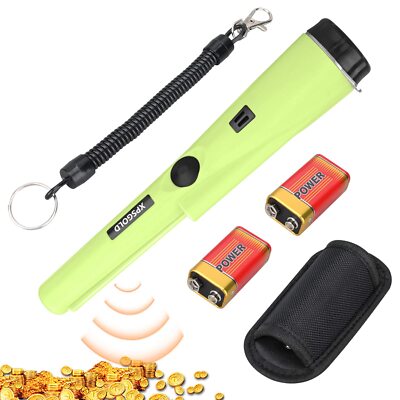 Metal Detector Pointer Pinpointer Handheld Metal Detector Waterproof, Green