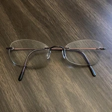 MARCHON AIRLOCK2 011 Eyewear Eyeglasses Flexible Rimless Black Frame 135