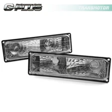 Fit For 88-98 Silverado Pickup Bumper Parking Lights Turn Signal Lamps Pair
