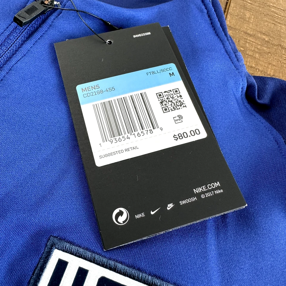 Nuevo con etiquetas Camiseta Nike Team USA Fútbol VaporKnit Strike Drill Azul CD2198-455 Para Hombres Mediana Foto 3 de 4