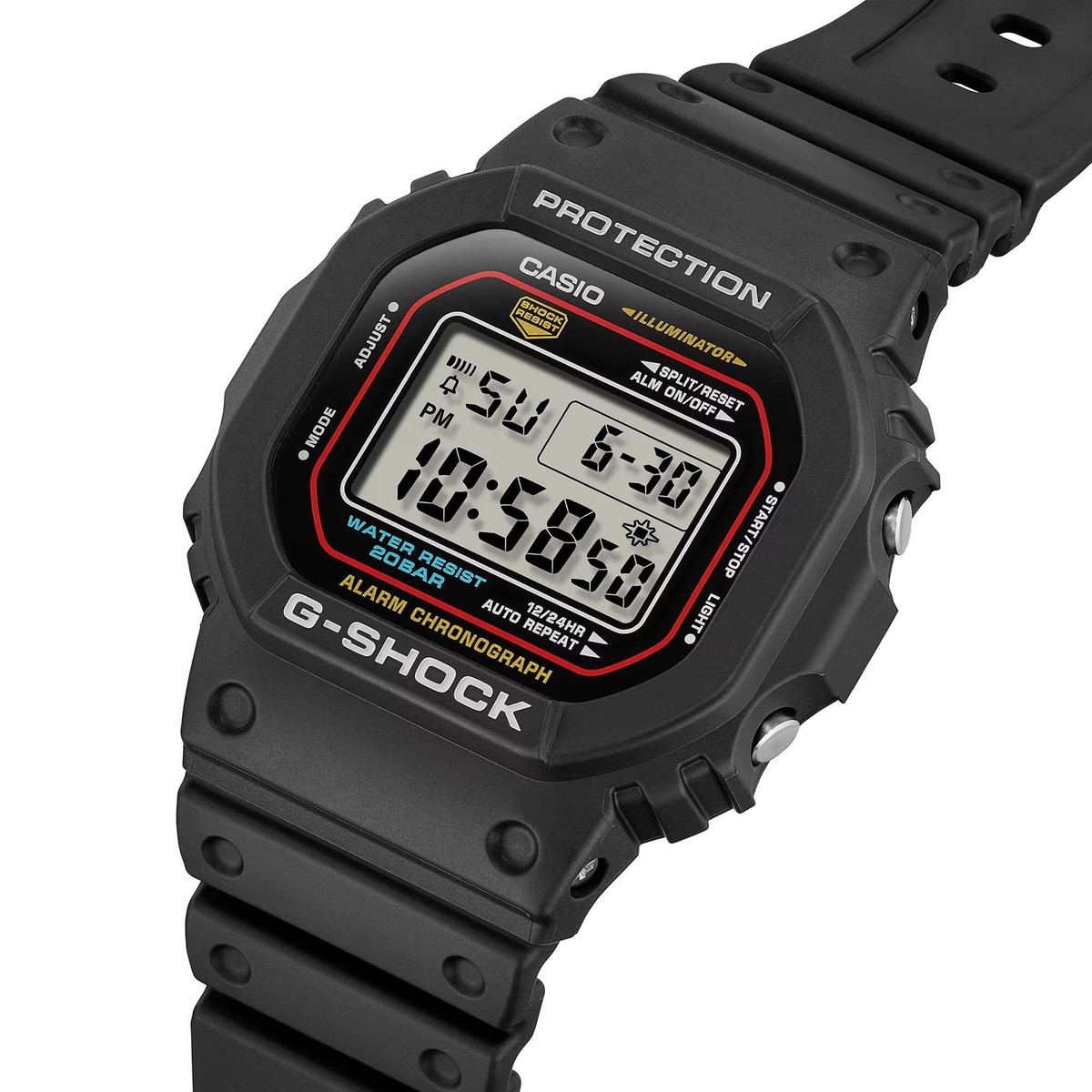 CASIO G-SHOCK DW-5600RL ブラック DW5600RL-1 | G-SHOCK DIGITAL Black | CASIO