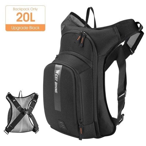WEST BIKING 2L Water Bladder Bag Cycling Hiking Hydration Pack Backpack 10L - Picture 20 of 21