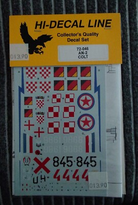 Hi-Decal Line 72-046 1:72 Decal An-2
