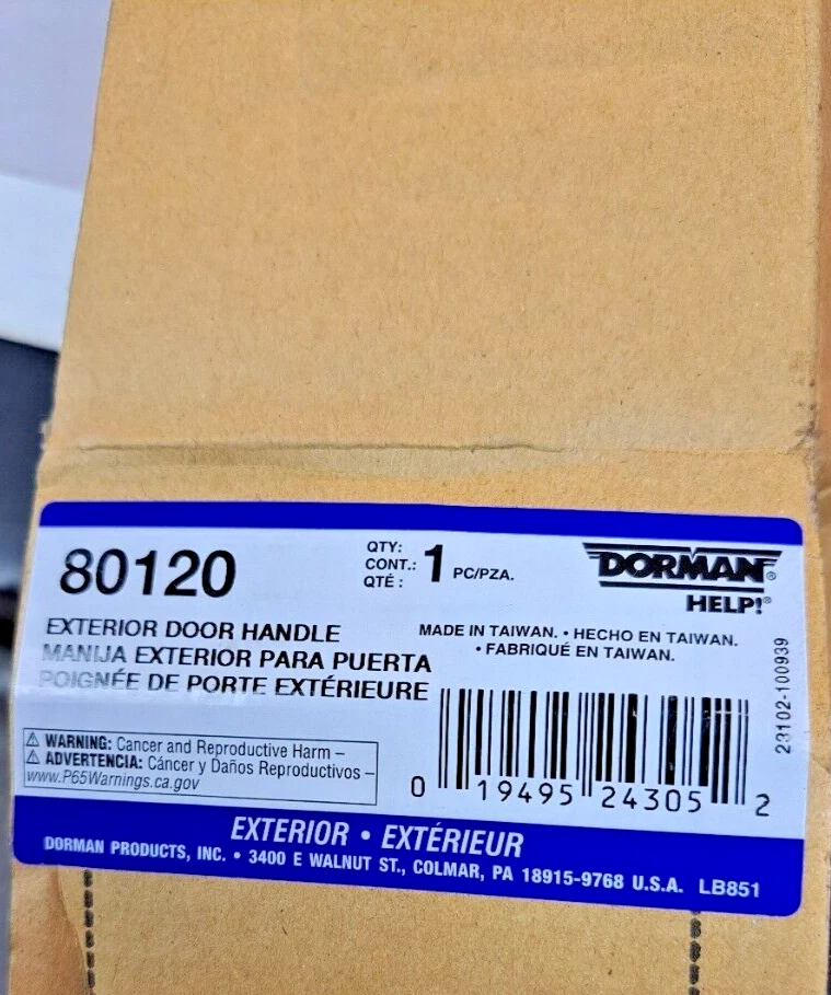 Внешняя дверная ручка подходит для 07-14 GMC Yukon, Yukon XL 1500 Sierra 2500 HD, Sierra - Изображение 4 из 4