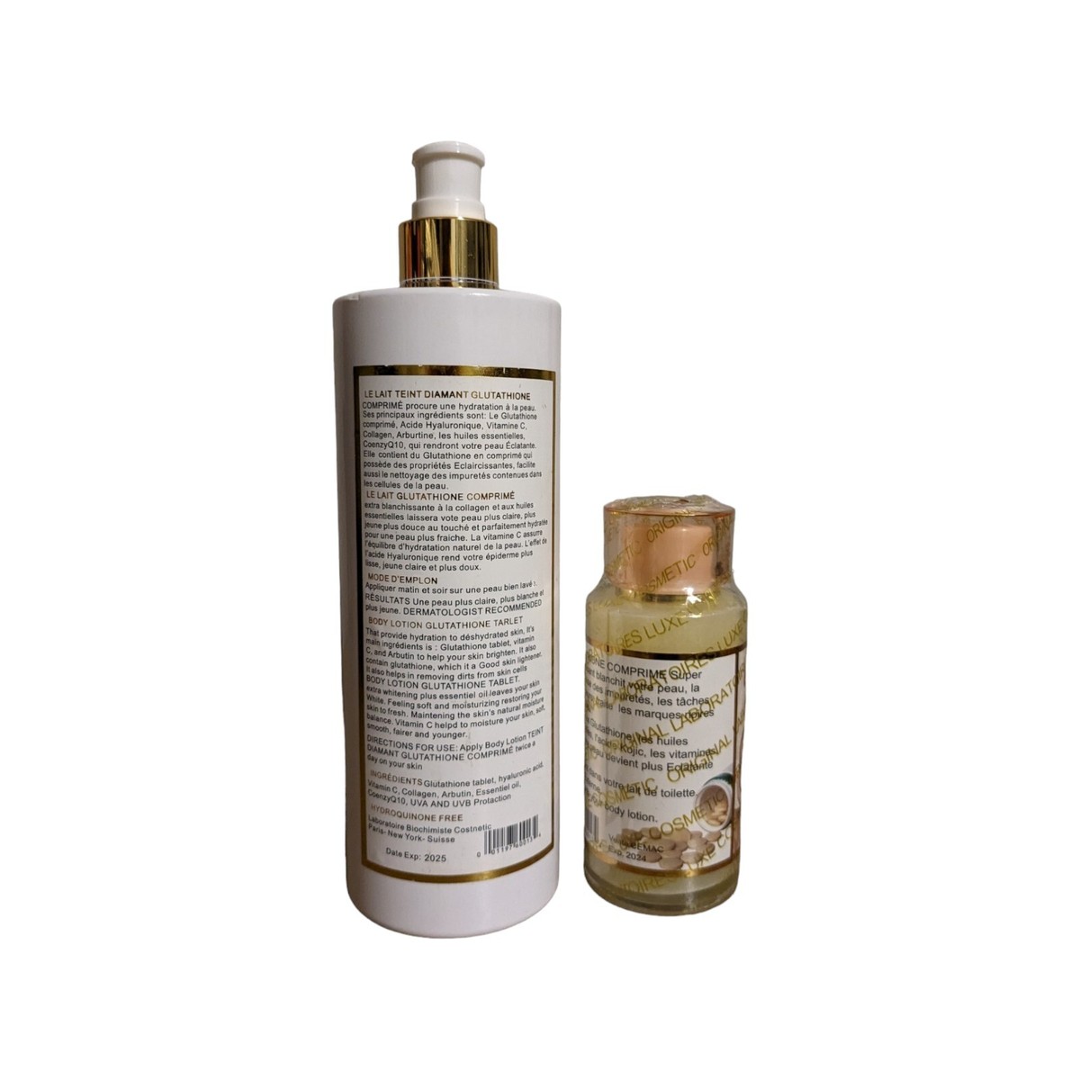 Lait Teint Glutathione Comprime Diamant Lotion, Soap & Super Fort Serum  100ml | eBay