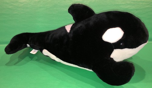 Sea World Shamu Large 20” Orca Killer Whale Plush Stuffed Animal Toy Seaworld