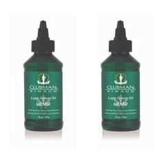 2 Bottles Clubman Pinaud Light Castor Oil 4oz-New
