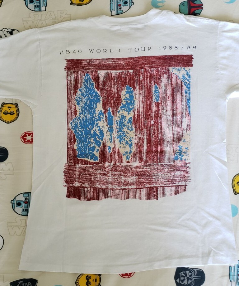 Vintage Authentic UB40 1988/89 World Tour XL White 2Sided Single