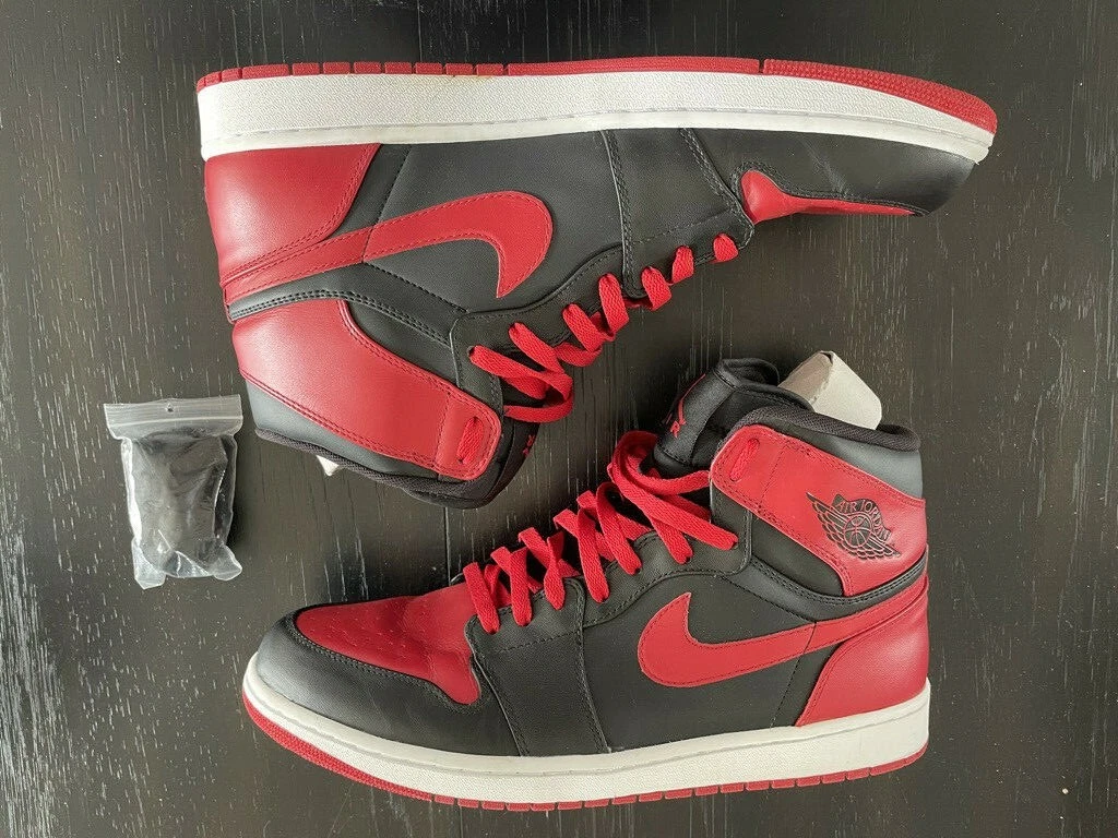 Nike Jordan 1 Defining Moments Pack 60 Pts Size 14 332550 061 Red Black White