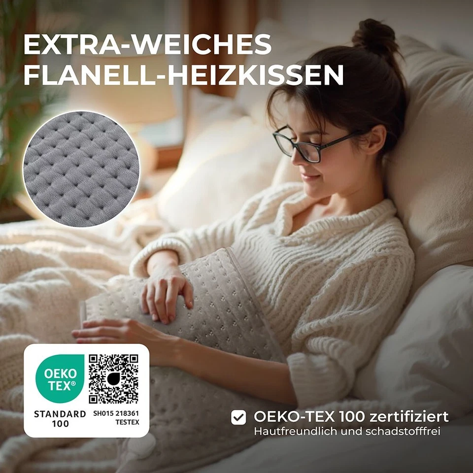 Heizkissen Wärmekissen Elektrisch Infrarot für Schultern Rücken Nacken Bringer - Bild 2 von 4