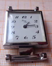 Ältere Handaufzug DAU Karex R9 5111 Werk defekt Unruhe OK Metallgehäuse M