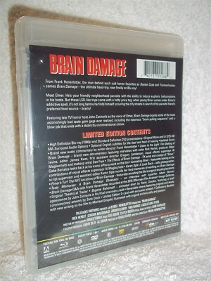 Brain Damage (Blu-ray, 2017) scifi horror Rick Hearst Jennifer