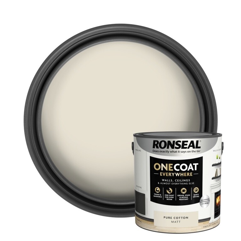 Ronseal One Coat Everywhere Interior Matt Paint - 2.5L - Image 4