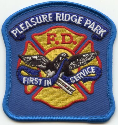 PLEASURE RIDGE PARK Louisville KENTUCKY FIRE PATCH