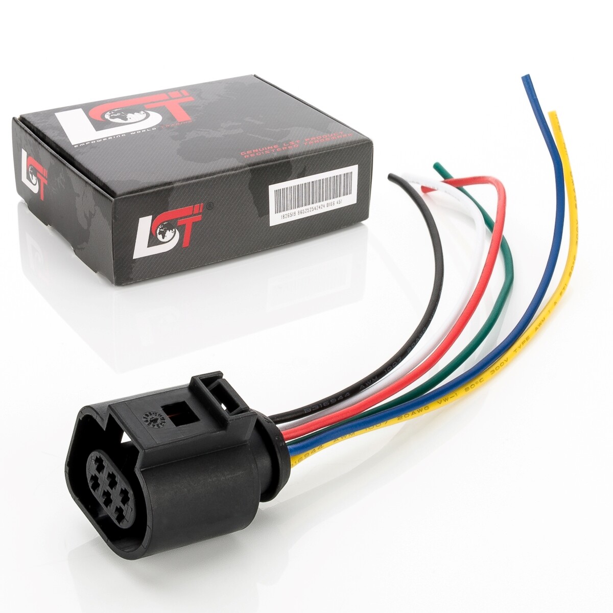 Plug Connector Repair Wiring Harness Socket 6-pin 2x3 Female for VW