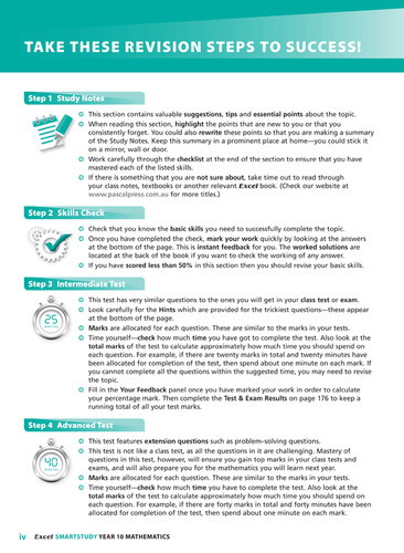 EXCEL SMARTSTUDY - MATHEMATICS YEAR 10 - Picture 3 of 11