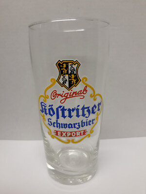 ''Original Köstritzer Schwarzbier Export'' - Brauerei-Bierglas 0,25 - von vor 1989