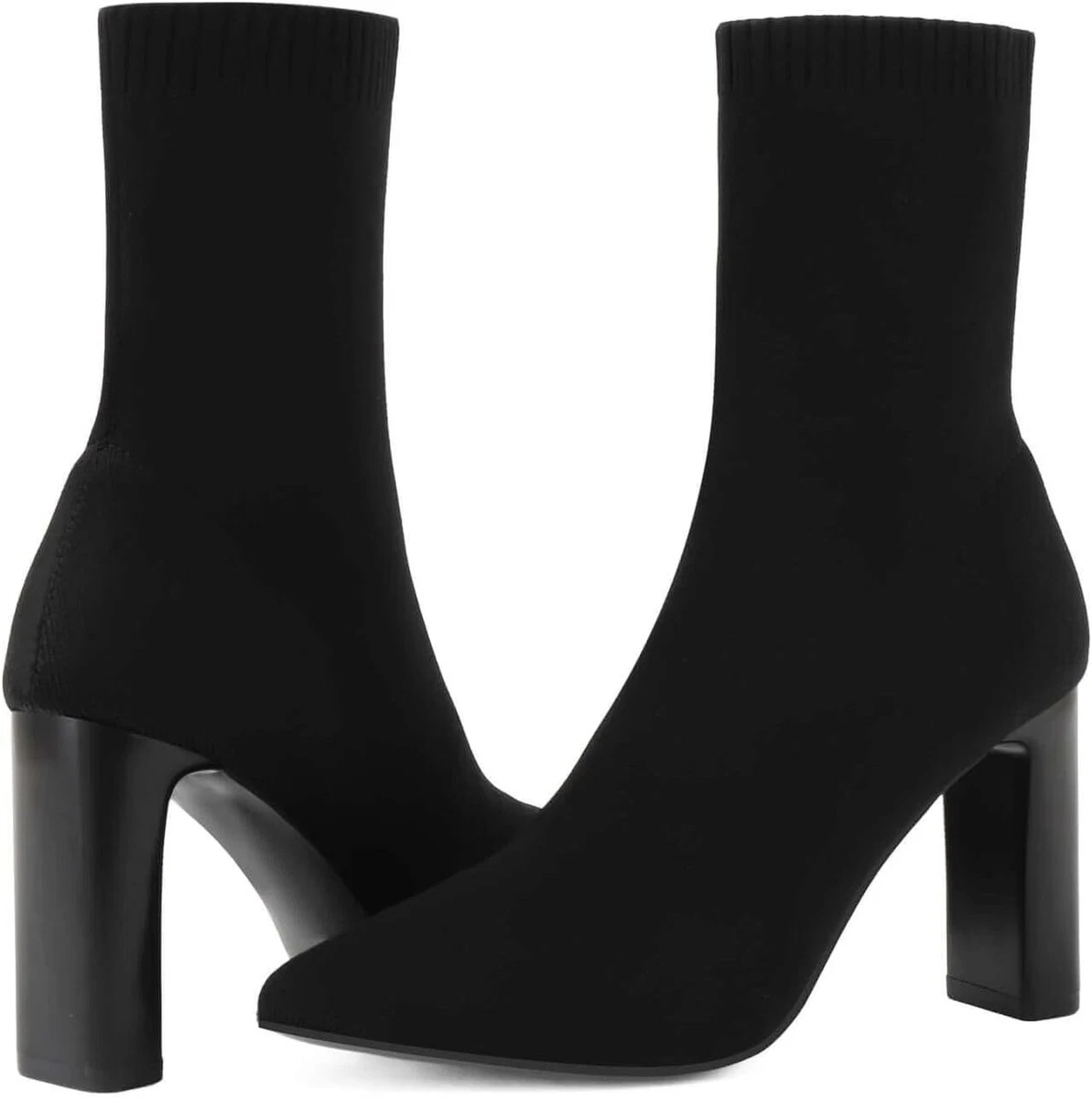 Knitted sock ankle boots top