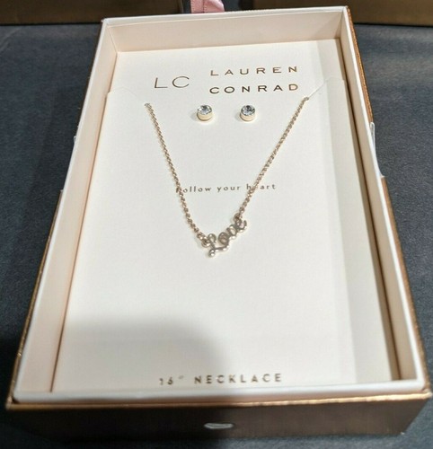 LC: Lauren Conrad: Juego de Collares y Pendientes: 10 Estilos a Elegir: Nuevo en Caja - Imagen 5 de 12