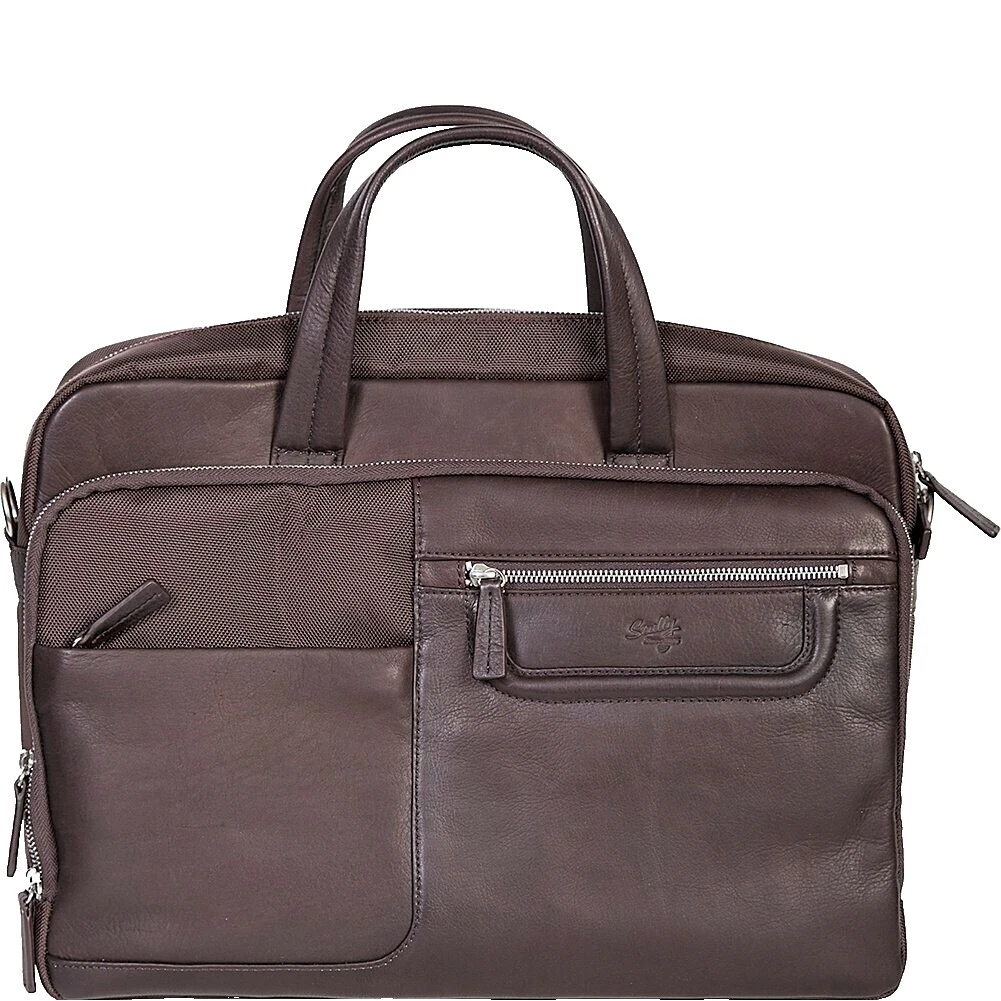 Bolsa de ordenador portátil de Nylon Bolsas Marrón para Hombres