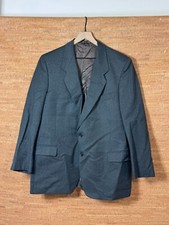Conte Di Roma 44Reg Gray 100 Virgin Wool Blazer Suit Jacket Sport Coat Italy