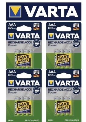 Varta Power Akkus Accus AAA Micro 800 mAh für zB Telefone Gigaset + NEU 2025 +