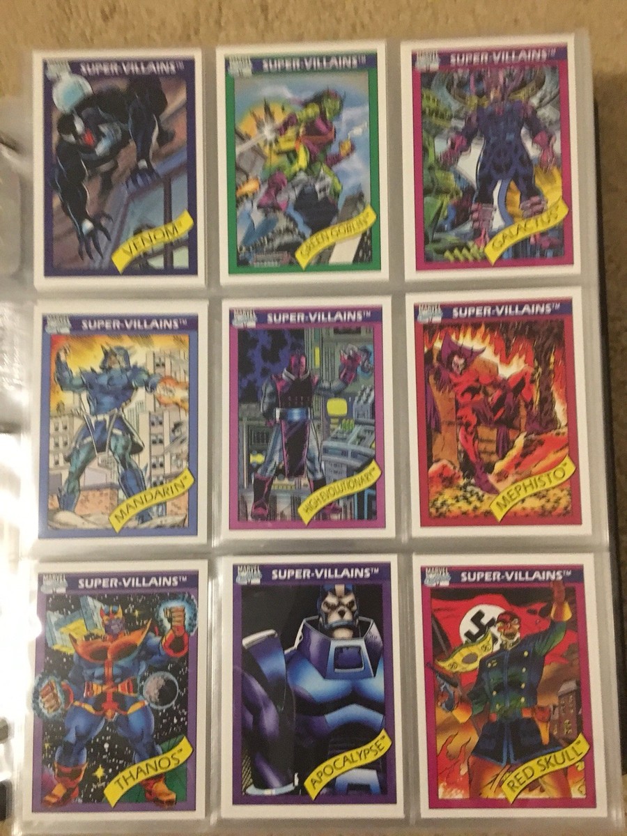 1990 Marvel Universe Series 1 NEAR COMPLETE 159 (of 162) BASE CARD