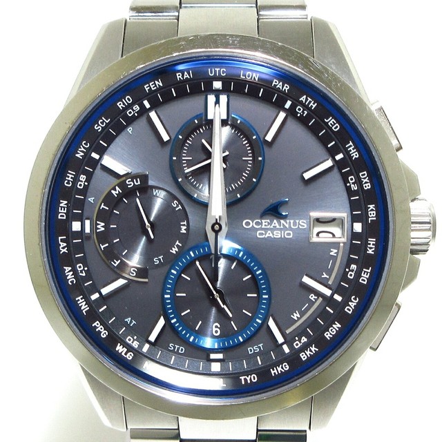 casio oceanus chronograph