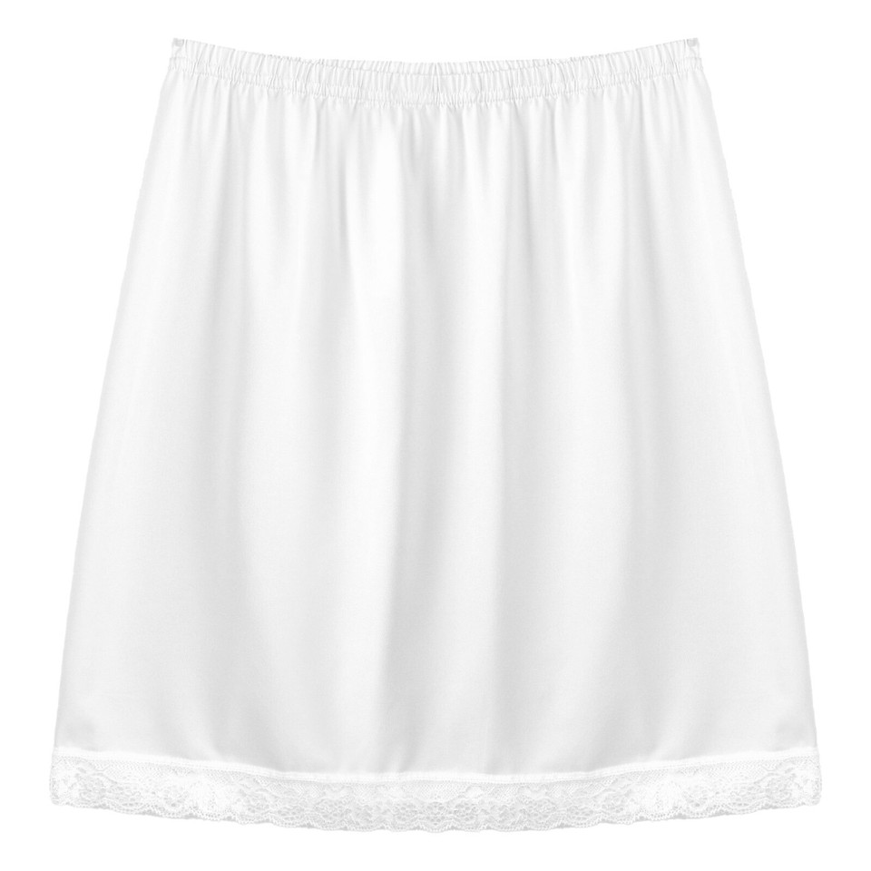 Half Slips for Women Underskirt Short Long Lace Trim Half Slip for