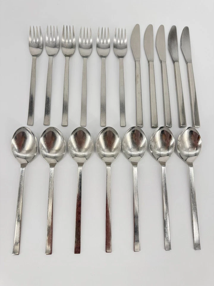 BSF BESTECK ALASKA EDELSTAHL 60ER JAHRE DESIGN VINTAGE RETRO SET BESTECKSET