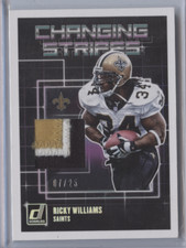 RICKY WILLIAMS 2018 DONRUSS CHANGING STRIPES DUAL PATCH /25