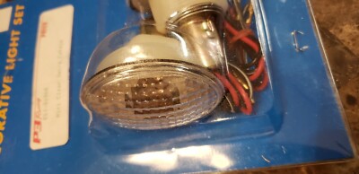 EMGO MINI CATEYE CLEAR TURN SIGNAL LIGHT 12 VOLT 61-81968 CAT EYE