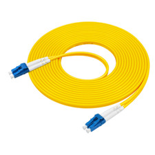 1-50m LC UPC to LC UPC Duplex Single Mode 9/125 Fiber Optic Optical Patch Cable