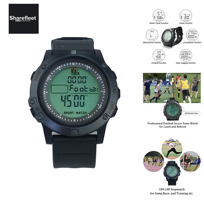 FCXJTU Digitale Schiedsrichteruhr, Sport Schiedsrichter Armbanduhr, Fußballsp...