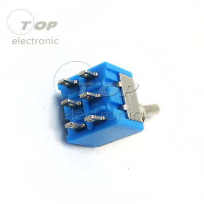 5 Pz Interruttori Di Commutazione 6 Pin DPDT ON-ON 2 Posizioni 6A - Foto 7