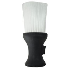 White Black Plastic Hair Salon Neck Duster Refillable Powder Brush