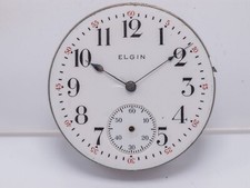 1917 Elgin Grade 313 16s 15j Pocket Watch Movement - Bad Mainspring AS-IS 