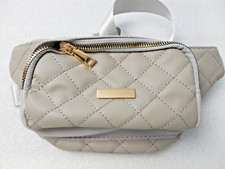 Womens Fanny Pack Bag Faux Leather Zipper Bag 11"x3.5" NEW