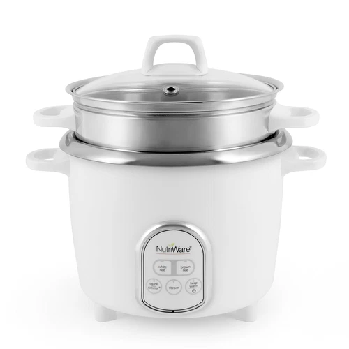 Aroma Housewares NutriWare 14-Cup Cooked Digital Rice Cooker and Food Steamer...