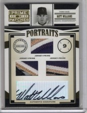 Matt Williams 2005 Prime Patches Jersey Prime Patch Auto 10/10 Diamondbacks