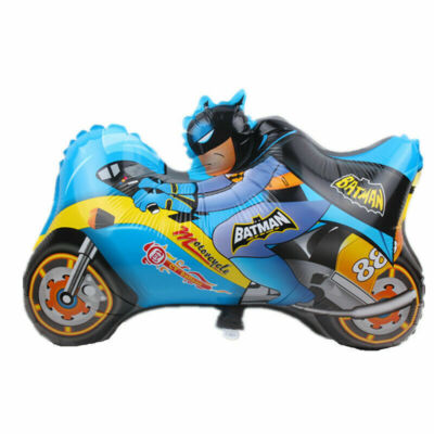 BALLON AUFBLASBAR MOTORRAD BATMAN DEKO KINDER PARTY 64x42cm!!!
