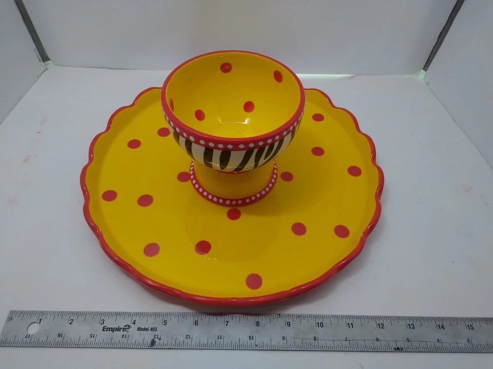 Уникальный шлепанец зебра печати торт стойка/погружение и чип лоток - Изображение 2 из 4