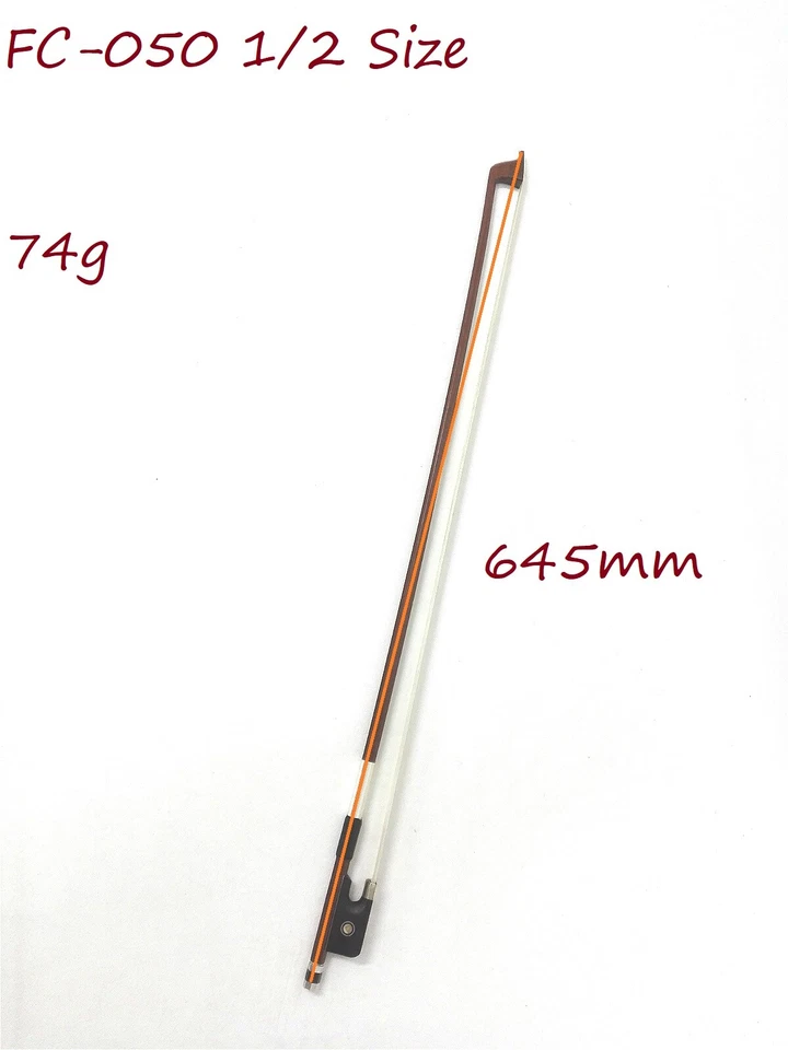 Symphony 1/2 Size Cello Bow–Natural BrazilWood/Horse Hair/Sheepskin Band FC-050 - Image 2 of 4