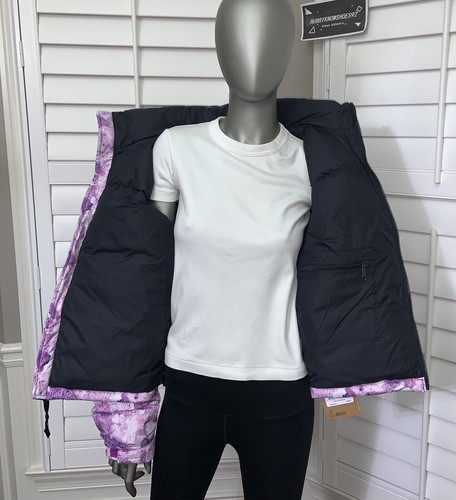 The North Face Womens 1996 Retro Nuptse 700-Down Jacket - Purple Dye Print - NWT - Picture 7 of 16