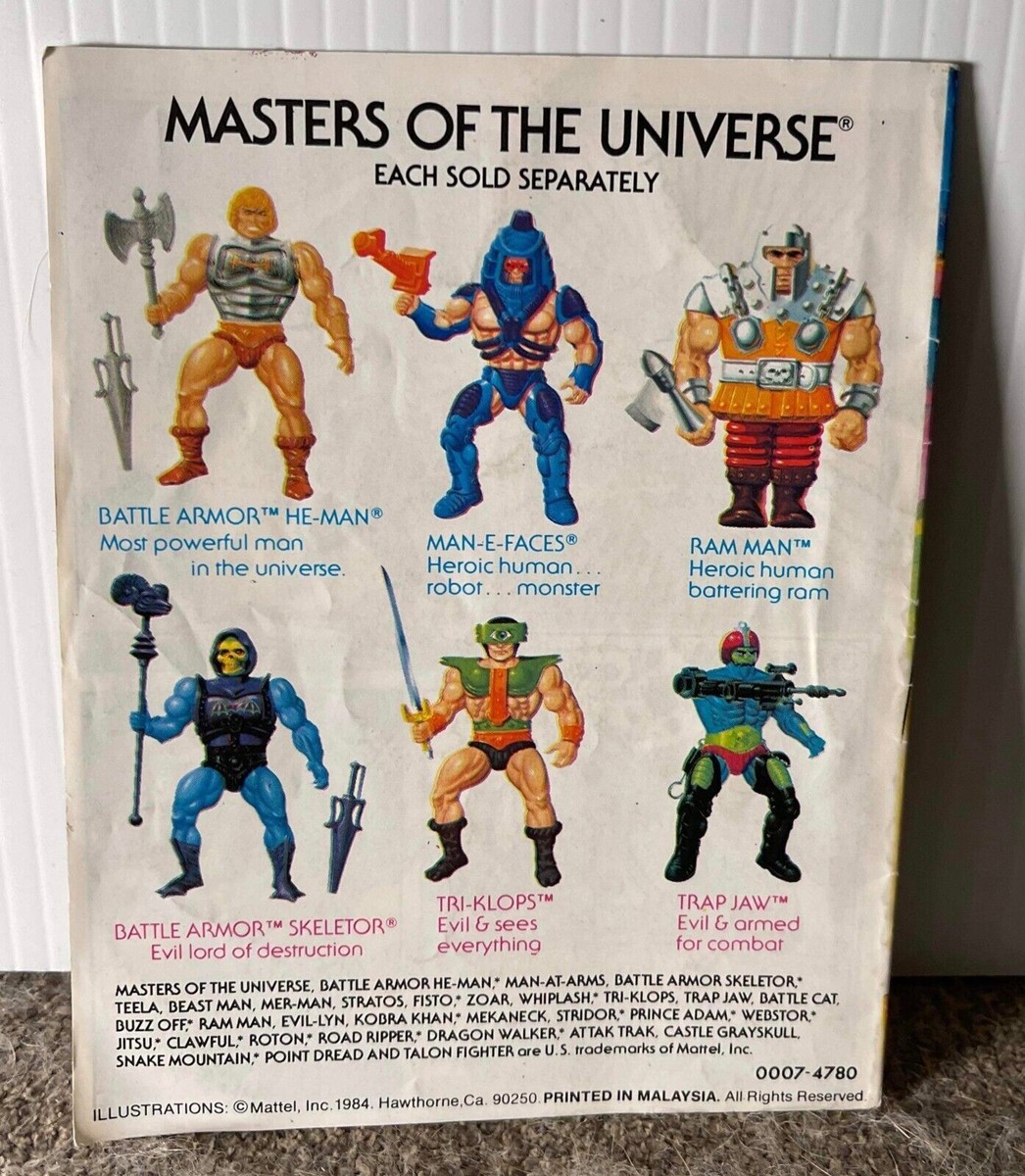 The Terror of Tri-Klops! Mini Comic 1982 He-Man Masters of the