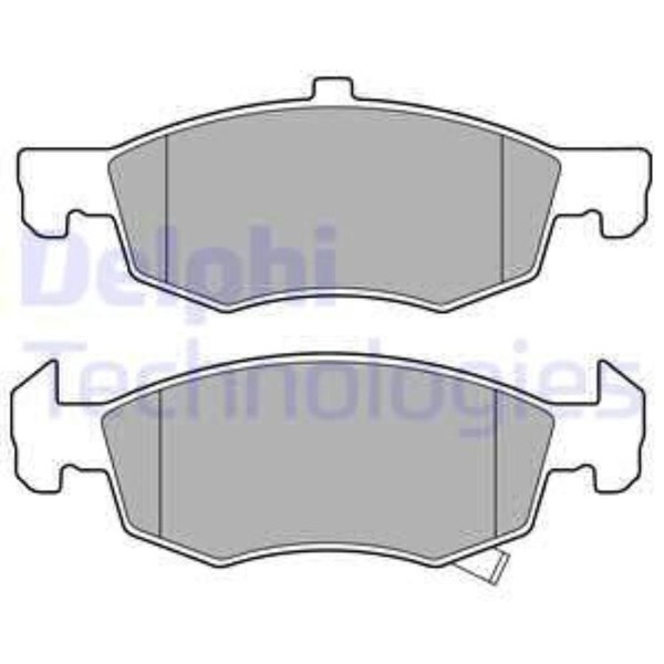 Delphi BremsbeläGe Bremsbelegsatz Vorne System Continental FüR Opel Corsa E-image